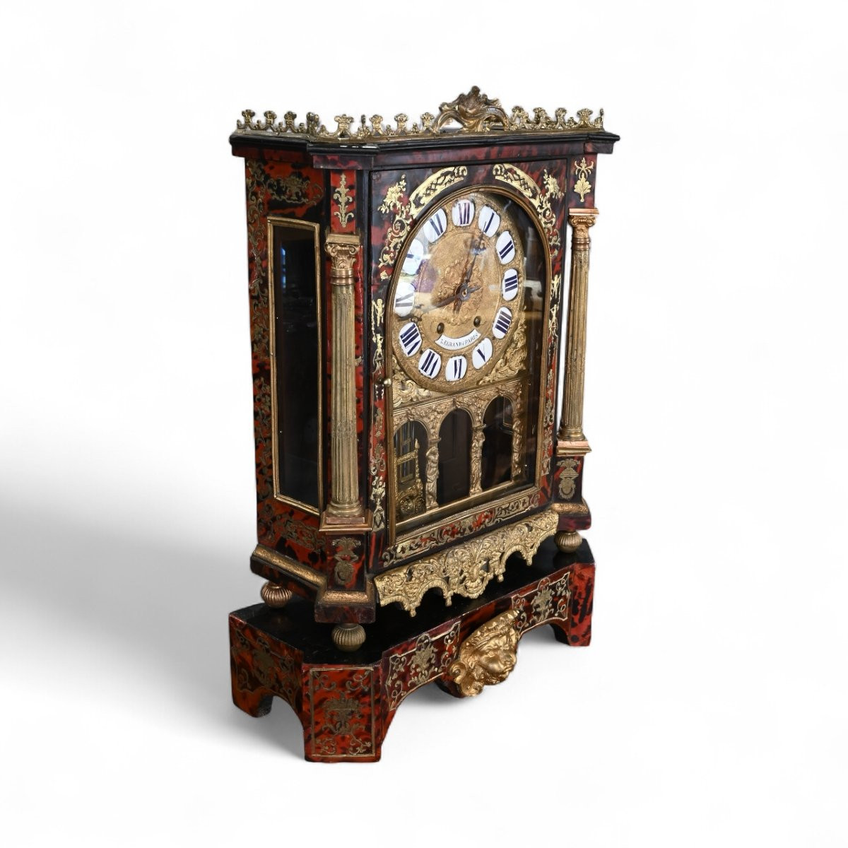 Legrand A’ Paris - Grande Orologio Stile Boulle - Francia XIX Secolo-photo-3